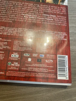 DVD Blow Johnny Depp Penelope Cruz