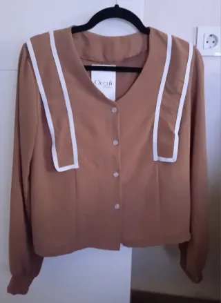 Blusa Occult Talla Única Marrón
