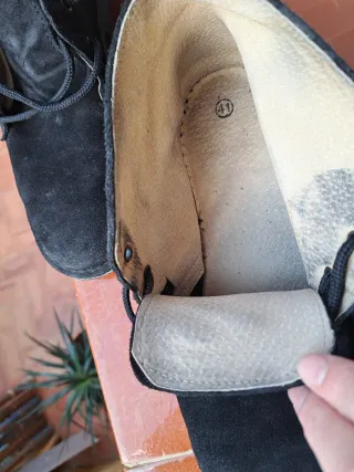 Botas de ante negras