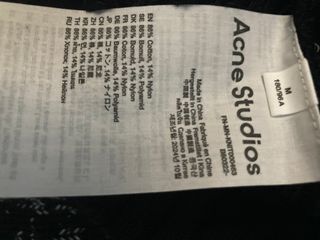 Acne Studios Maglione Girocollo Nero Grigio