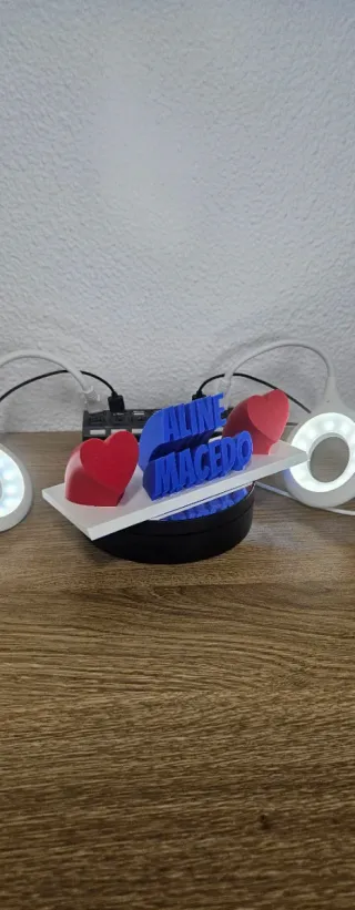 Placas personalizada. 3D.