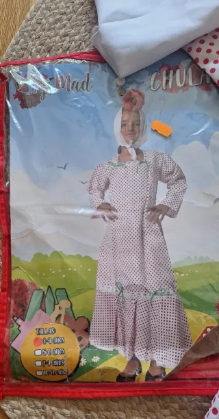 Disfraz Chulapa niña talla 3-4 años
