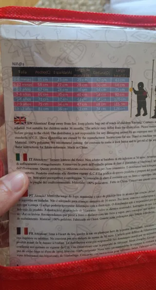 Disfraz Chulapa niña talla 3-4 años