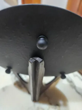 Plato Damasquino artesanal realizado en oro