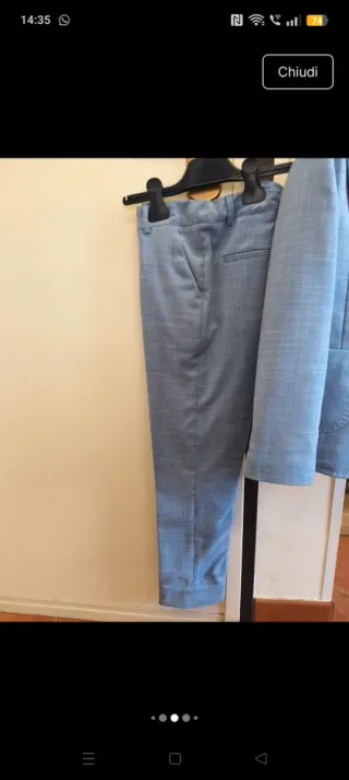 Completo cerimonia bimbo 10 anni