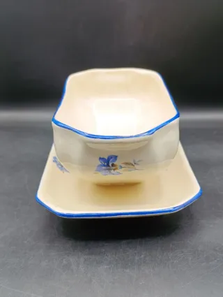 Salsera Cartuja de Sevilla con plato