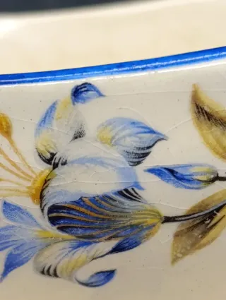 Salsera Cartuja de Sevilla con plato