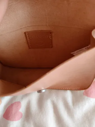 Bolso rosa piel sintética