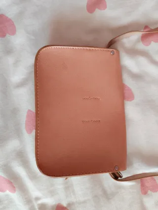 Bolso rosa piel sintética