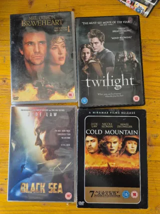 Lote 10 Películas DVD Acción y Guerra