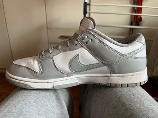 Nike Dunk Low Retro Gris Blanco