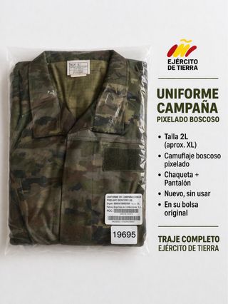 Uniforme Campaña Ejército de Tierra Talla 2L