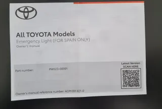 Baliza V16 Toyota Emergency Light