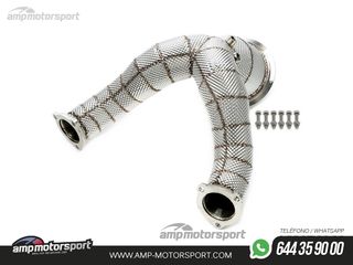 DOWNPIPE CATALIZADO 200 CELDAS PARA AUDI A4 S4 / A5 S5 2018-- OPF