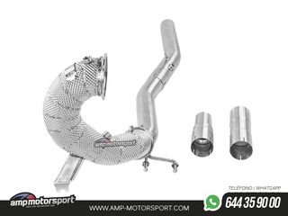 DOWNPIPE ALPHA COMPETITION PARA VW GOLF 8 R / AUDI S3 8Y 2020- - ANTITÉRMICO