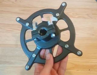 Sillín de bateria y base de soporte