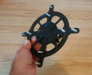 Sillín de bateria y base de soporte