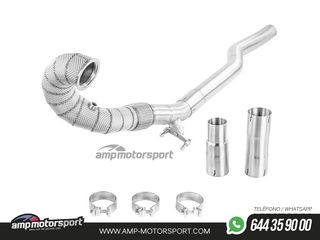 DOWNPIPE ALPHA COMPETITION PARA GOLF 7 R / S3 8V / LEON 3 CUPRA 4DRIVE - ANTITÉRMICO