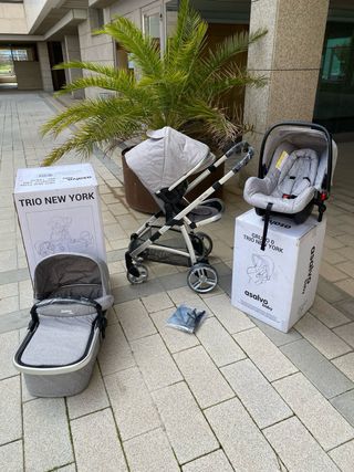 Carrito de bebé Asalvo Trio New York como nuevo