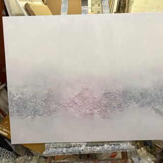 Cuadro abstracto texturizado óleo