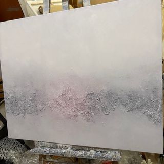 Cuadro abstracto texturizado óleo