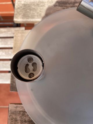 Lámpara de techo moderna cristal y metal