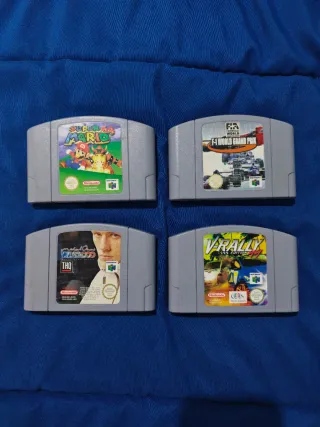 Juegos Nintendo 64: Mario, F1, WLS 2000, V-Rally