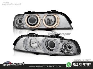 FAROS DELANTEROS OJOS DE ANGEL XENON PARA BMW SERIE 5 E39 / BERLINA / TOURING