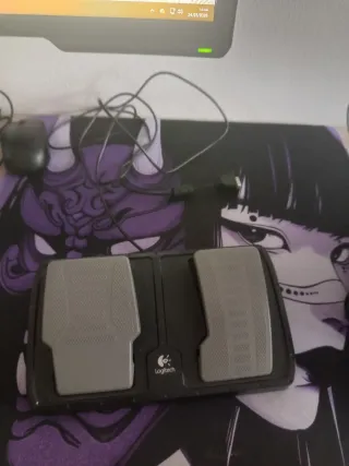 Volante Logitech con Pedales