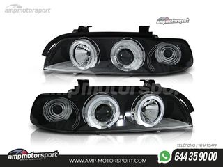 FAROS DELANTEROS OJOS DE ANGEL PARA BMW SERIE 5 E39 / BERLINA / TOURING