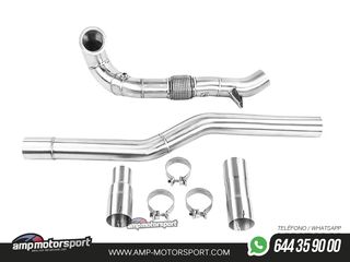 DOWNPIPE ALPHA COMPETITION PARA GOLF 7 R / S3 8V / LEON 3 CUPRA 4DRIVE