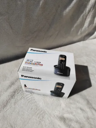 Teléfono Inalámbrico Panasonic Digital Rojo