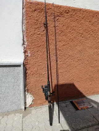 3 canne da pesca e 2 mulinelli