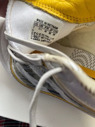 Botas Fútbol Adidas Predator Plata/Amarillo