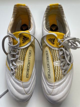 Botas Fútbol Adidas Predator Plata/Amarillo