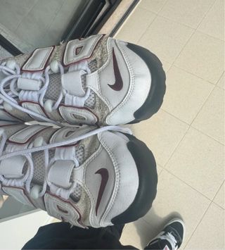 Scarpe Nike Air More Uptempo Beige/Bianco