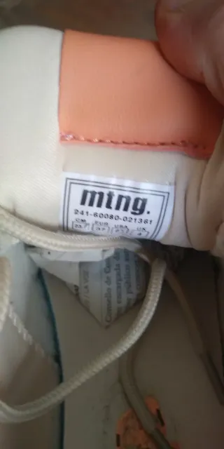 Zapatillas Mustang Mujer Beige y Rosa