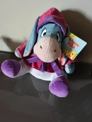 Peluche Eeyore Disney Winnie the Pooh con cartelli