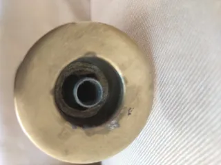 Candelabro de bronce antiguo