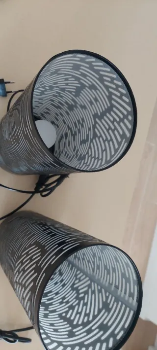 Conjunto 2 lámparas de mesa