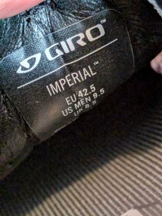 Zapatillas GIRO IMPERIAL talla 42.5