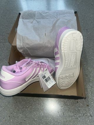 Adidas Zapatillas Rosa y Blancas