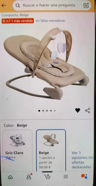 Silla bebé Chicco Hoopla 0m+