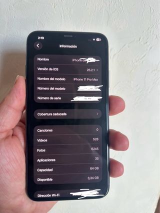 iPhone 11 Pro Max Verde 64GB