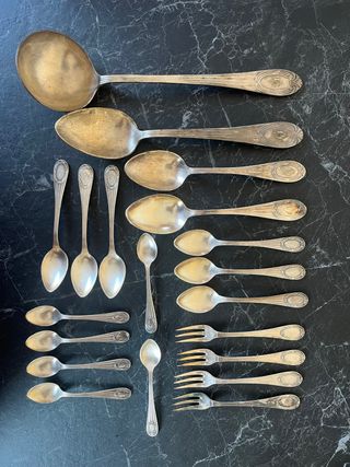 Cubertería de alpaca