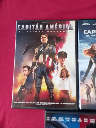 Pack 3 Películas Capitán América DVD