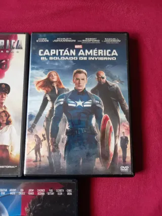 Pack 3 Películas Capitán América DVD