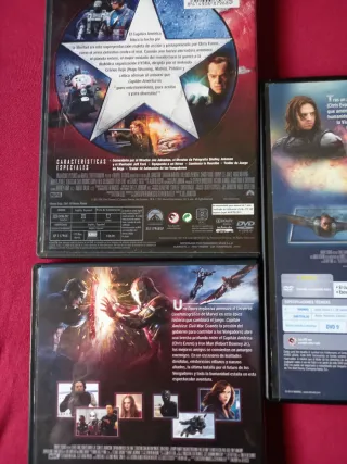 Pack 3 Películas Capitán América DVD