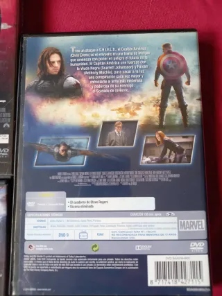 Pack 3 Películas Capitán América DVD
