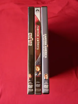 Pack 3 Películas Capitán América DVD